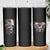 Skull Skinny Tumbler Three Skull No See Evil Rose