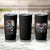 Skull Tumbler Cup Three Skull No See Evil Rose