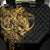 Skull Back Car Seat Cover Golden Warrior Royal - Wonder Print Shop