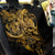 Skull Back Car Seat Cover Golden Warrior Royal - Wonder Print Shop