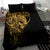 Skull Bedding Set Golden Warrior Royal - Wonder Print Shop