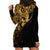 Skull Hoodie Dress Golden Warrior Royal - Wonder Print Shop