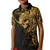 Skull Kid Polo Shirt Golden Warrior Royal - Wonder Print Shop