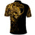 Skull Polo Shirt Golden Warrior Royal - Wonder Print Shop