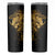 Skull Skinny Tumbler Golden Warrior Royal