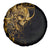 Skull Spare Tire Cover Golden Warrior Royal - Wonder Print Shop