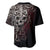 Skull Baseball Jersey Silver Warrior Royal - Wonder Print Shop