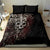 Skull Bedding Set Silver Warrior Royal - Wonder Print Shop