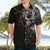 Skull Hawaiian Shirt Silver Warrior Royal - Wonder Print Shop