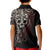 Skull Kid Polo Shirt Silver Warrior Royal - Wonder Print Shop