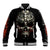 Skull Baseball Jacket Head Skeleton Cross Skull - Wonder Print Shop