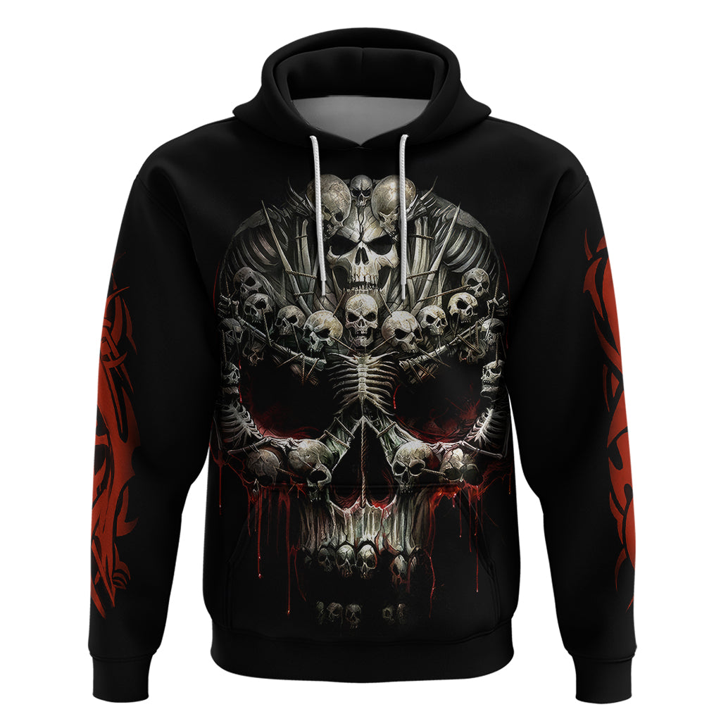 Skull Hoodie Head Skeleton Cross Skull - Wonder Print Shop