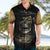 Skull Hawaiian Shirt Golden Skull Steampunk - Wonder Print Shop