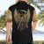 Skull Hawaiian Shirt Golden Skull Steampunk - Wonder Print Shop