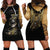 Skull Hoodie Dress Golden Skull Steampunk - Wonder Print Shop