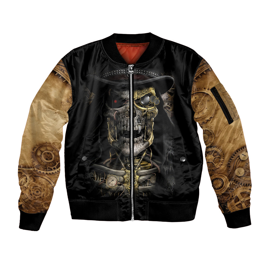 skull-sleeve-zip-bomber-jacket-golden-skull-steampunk