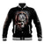 Skull Baseball Jacket Skull Grim Time Reaper - Wonder Print Shop