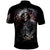 Skull Polo Shirt Skull Grim Time Reaper - Wonder Print Shop