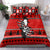 Skull Santa Bedding Set Pattern Skull Santa Ugly Christmas - Wonder Print Shop