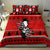 Skull Santa Bedding Set Pattern Skull Santa Ugly Christmas - Wonder Print Shop