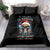 Skull Santa Claus Bedding Set My Give A Fuck Is Broken My Go Fuck Yourself - Wonder Print Shop