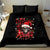 Skull Santa Claus Bedding Set Hello Darkness My Old Friend - Wonder Print Shop