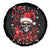 Skull Santa Claus Spare Tire Cover Hello Darkness My Old Friend - Wonder Print Shop