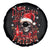 Skull Santa Claus Spare Tire Cover Hello Darkness My Old Friend - Wonder Print Shop