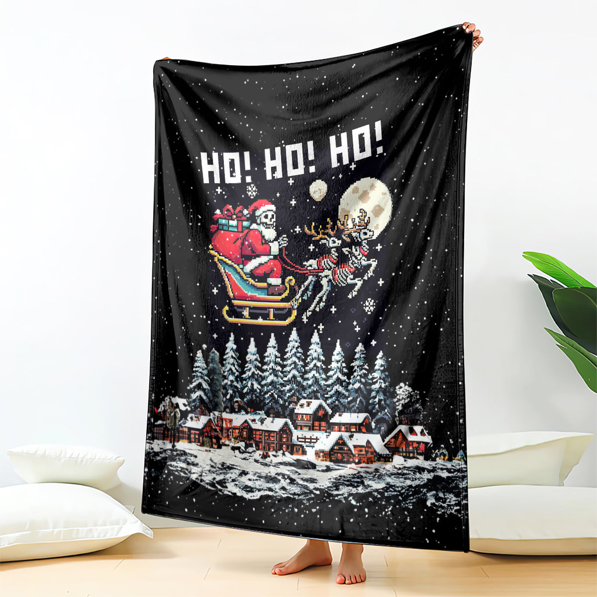 skeleton-santa-claus-blanket-santa-is-coming-ho-ho-ho