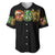 Sugar Skull Santa Baseball Jersey Sugar Skull Ho Ho Ho - Wonder Print Shop