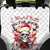 Skull Santa Claus Back Car Seat Cover I Heard Santa On The Roof So I Turned On Fireplace - Wonder Print Shop