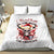 Skull Santa Claus Bedding Set I Heard Santa On The Roof So I Turned On Fireplace - Wonder Print Shop