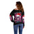 Skull Santa Claus Off Shoulder Sweater I'm So Good Santa Came Juice - Wonder Print Shop