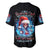 Skull Santa Girl Baseball Jersey Iam A Sweet Girl But If You Piss Me Off, I Alway Full Of Crazy - Wonder Print Shop