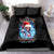 Skull Santa Girl Bedding Set Iam A Sweet Girl But If You Piss Me Off, I Alway Full Of Crazy - Wonder Print Shop