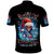 Skull Santa Girl Polo Shirt Iam A Sweet Girl But If You Piss Me Off, I Alway Full Of Crazy - Wonder Print Shop