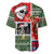 Skeleton Santa Claus Baseball Jersey Moodboard Skull Ugly Christmas - Wonder Print Shop