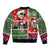 Skeleton Santa Claus Bomber Jacket Moodboard Skull Ugly Christmas - Wonder Print Shop