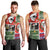 Skeleton Santa Claus Men Tank Top Moodboard Skull Ugly Christmas - Wonder Print Shop