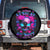 Sugar Skull Spare Tire Cover My Attitude Is As Big As My Butt You've Been Warned - Wonder Print Shop