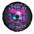 Sugar Skull Spare Tire Cover My Attitude Is As Big As My Butt You've Been Warned - Wonder Print Shop