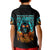 Flame Skull Kid Polo Shirt Never Mistake My Kindness For Weakness The Beast In Me Is Sleeping Noe Dead - Wonder Print Shop