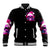 Sugar Skull Santa Baseball Jacket I Wan't To Be A Nice Person But Everyone Is Just So Stupid - Wonder Print Shop