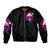 Sugar Skull Santa Bomber Jacket I Wan't To Be A Nice Person But Everyone Is Just So Stupid - Wonder Print Shop