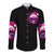 Sugar Skull Santa Long Sleeve Button Shirt I Wan't To Be A Nice Person But Everyone Is Just So Stupid - Wonder Print Shop