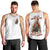 Skeleton Santa Claus Men Tank Top On The Naughty List And I Regret Nothing - Wonder Print Shop