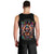 Flower Skull Men Tank Top One Day Say Fuck Itt All And Let My Demons Out - Wonder Print Shop