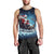 Skeleton Santa Claus Men Tank Top Santa Claus Is Coming To Town - Wonder Print Shop