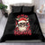 Skull Santa Claus Bedding Set Ho Ho Ho Madafakas - Wonder Print Shop