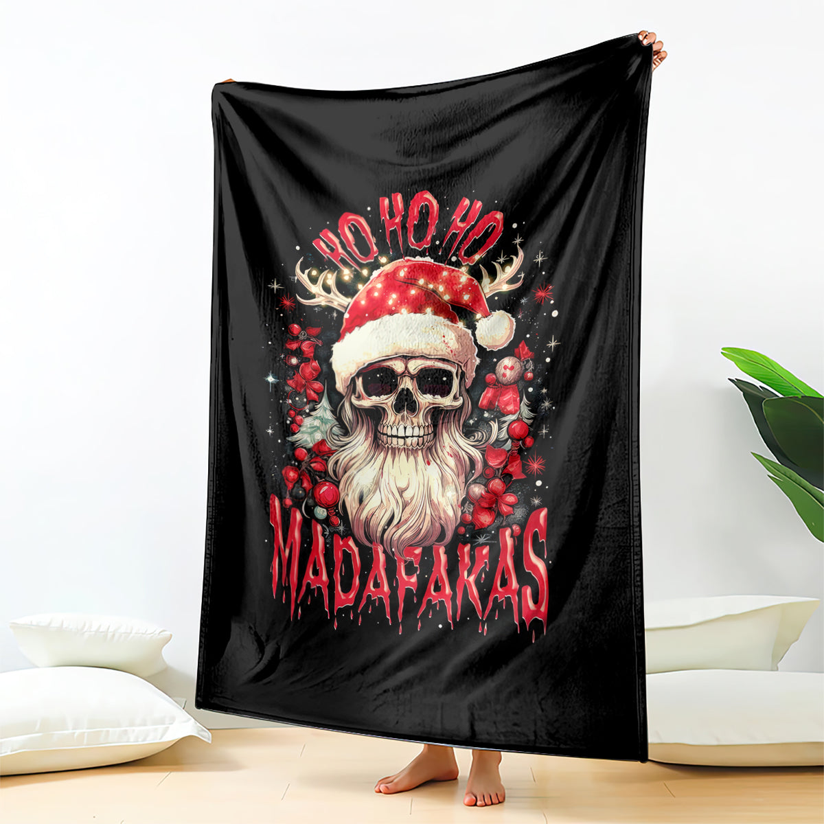 skull-santa-claus-blanket-ho-ho-ho-madafakas